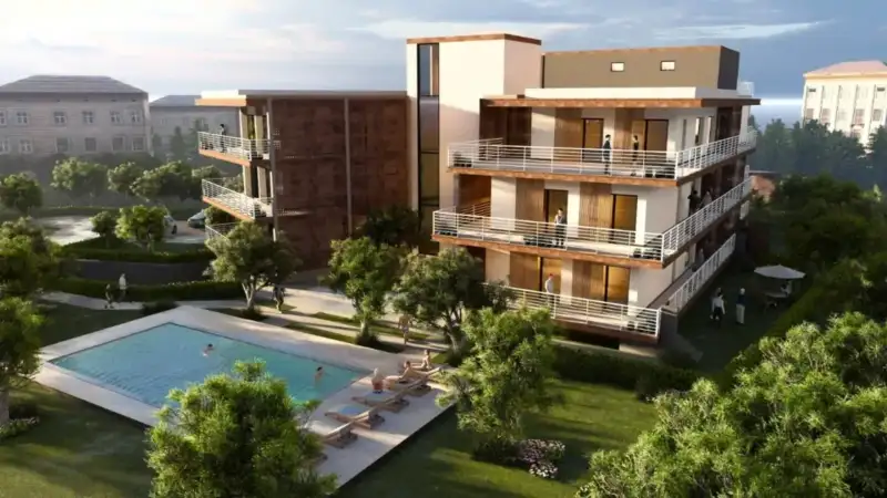 Dreizimmerwohnung im Erdgeschoss in neuem Bauprojekt in Maderno, Toscolano Maderno