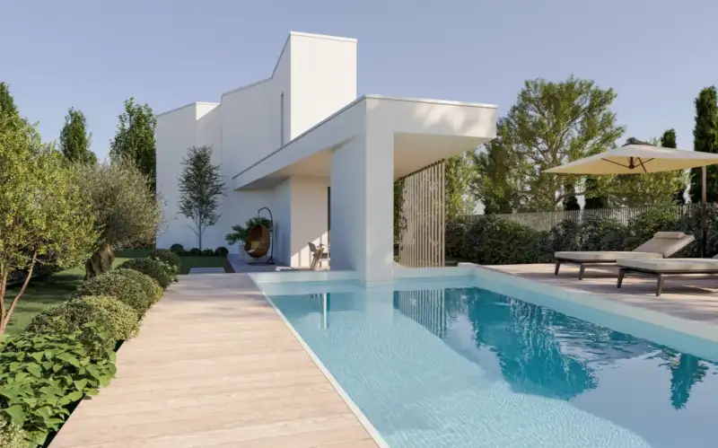 Prestigiosa villa moderna di nuova costruzione a Colombare di Sirmione, Sirmione