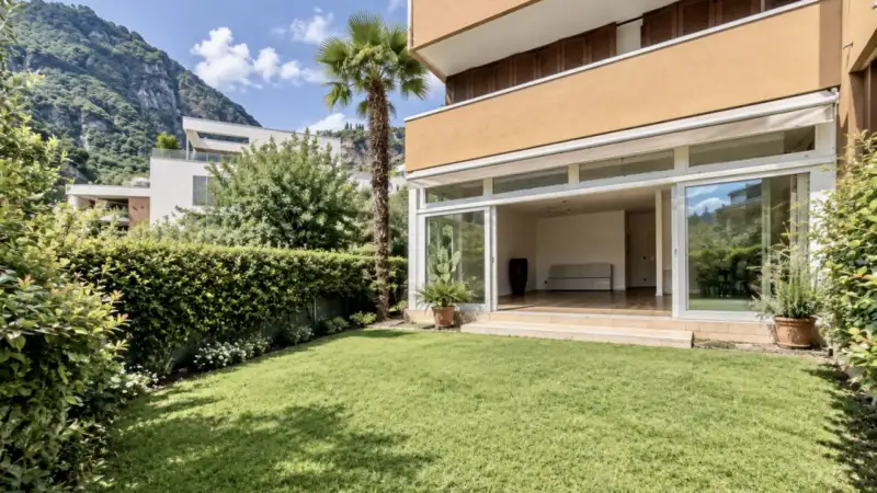 Renovated three-room apartment with garden in Varone, Riva del Garda, Riva del Garda